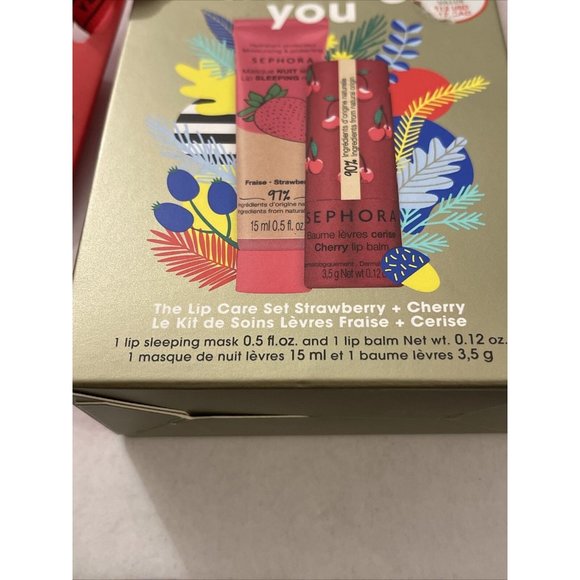 Sephora Makeup New Sephora Wishing You Lip Care Set Strawberry And